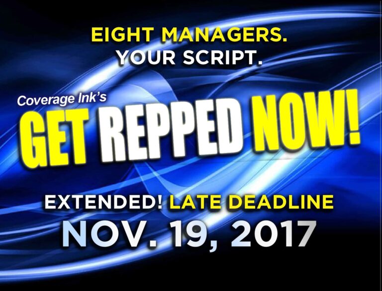 Get Repped Now EXTENDED – Late Deadline Nov. 19