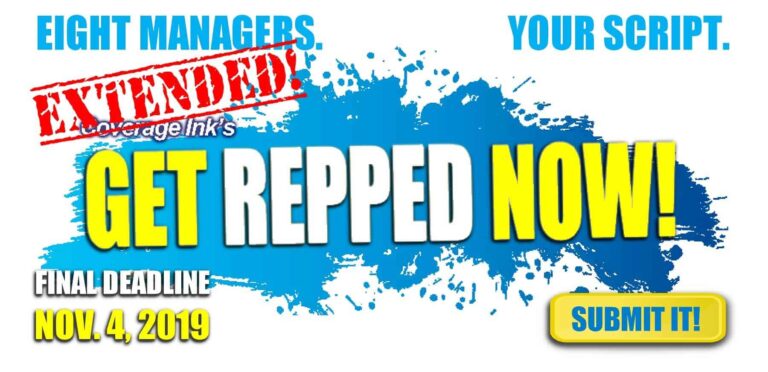 GET REPPED NOW Extended – Final Deadline 11/4