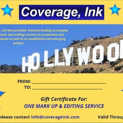 Mark-up Gift Cerificate