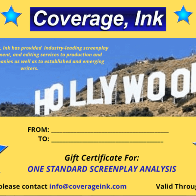 Standard Analysis Gift Certificate