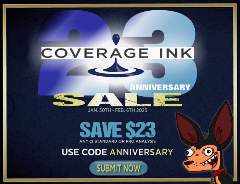 Coverage Ink 2023 Anniversary Sale Slide