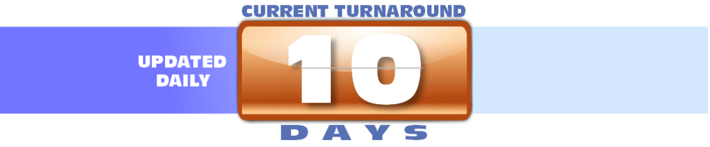 turnaround timer 10 days